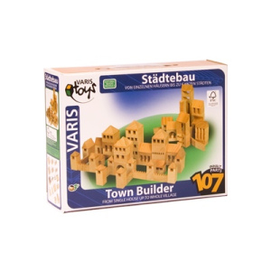 VARIS TOYS Drewniane klocki - Miasto