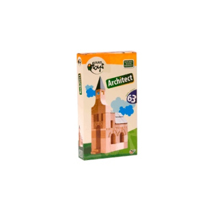 VARIS TOYS Drewniane klocki Architekt - 63 elementy