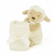 JELLYCAT Owieczka Lollie Lamb z kocykiem