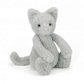 JELLYCAT Szary kotek Bashful Kitty (średni - 31cm)