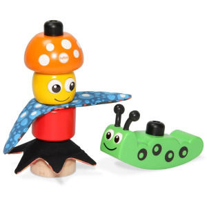 GOTOY Stacking Wood - drewniana układanka - zestaw B