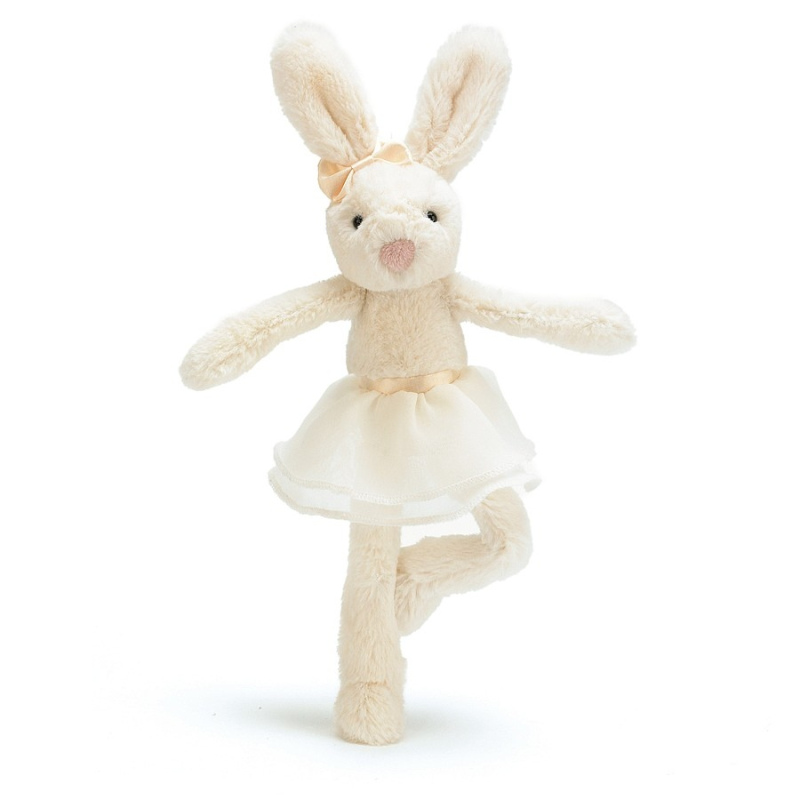 JELLYCAT Kremowy króliczek baletnica - Tutu Lulu Bunny