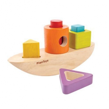 PLAN TOYS Sorter w kształcie łódki