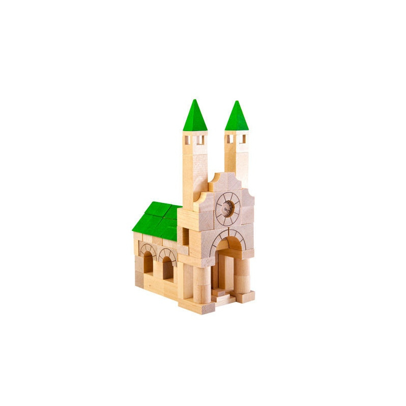 VARIS TOYS Drewniane klocki Architekt 87 elementów