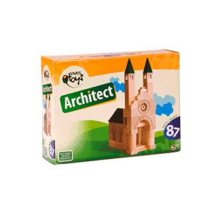 VARIS TOYS Drewniane klocki Architekt 87 elementów