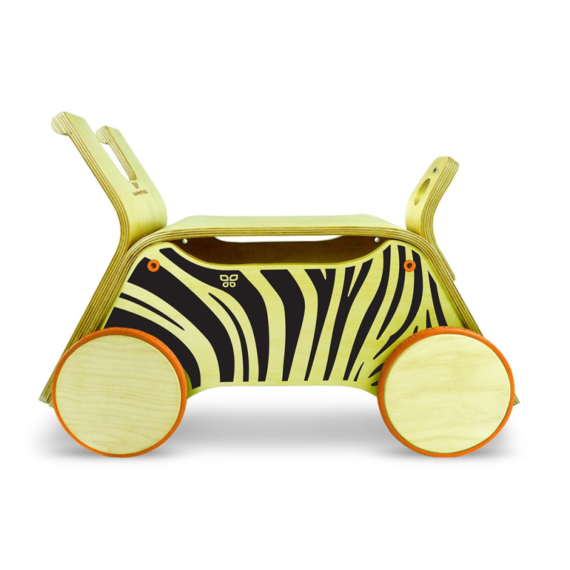 WEEROL 3w1 Drewniany wózek, jeździk i taczka - Weebra