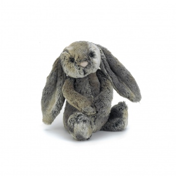 JELLYCAT Szarobury króliczek Bashful Bunny (średni)