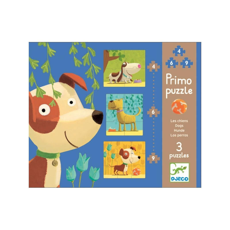 DJECO Pierwsze puzzle - Pieski