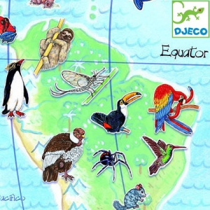 DJECO Puzzle "Zwierzęta świata" - 100 elementów