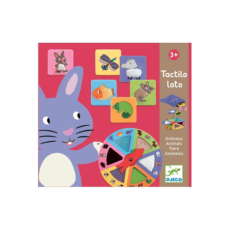 DJECO Lotto sensoryczne "Zwierzątka" 